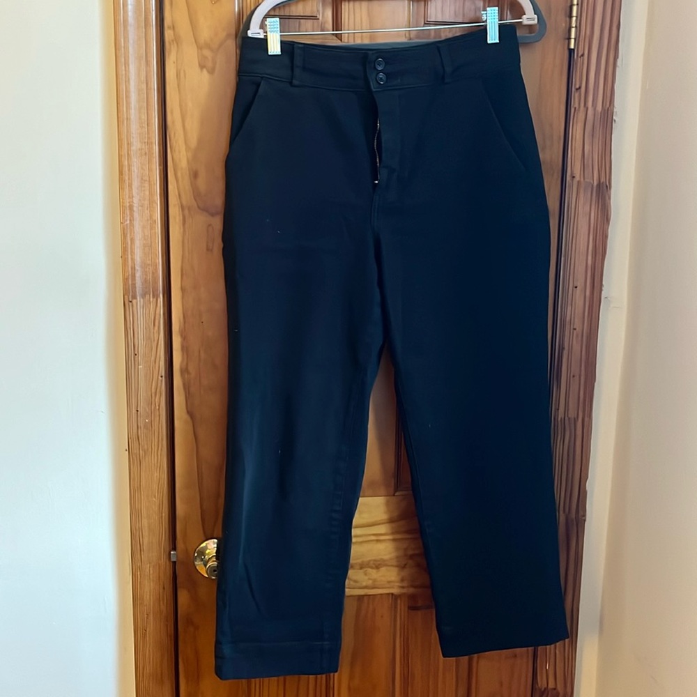 Relaxed fit cotton pants